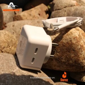 Arrows Ch201 PD 50W DUAL USB-C POWER ADAPTER With PD Cable