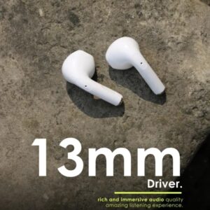 Arrows Hifi Music P-D1 Earbud | Bluetooth Version 5.3 | 13 mm drive | Call Noise Reduction | Tap Operation | Support Siri | Type C Port | 20 Hours Talk Time