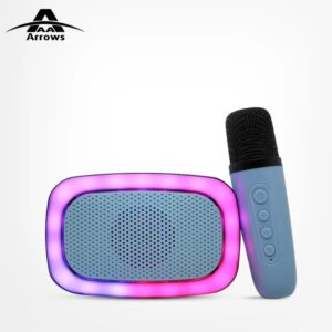 Arrows K88 Karaoke Portable Speaker With Mic | Mini Portable KTV Fun Voice Changer | Built In Echo Effect For Fun | 6 Months Warranty