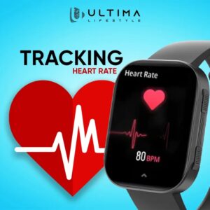 Ultima Nova Pro with 2.04" Amoled Display, Bluetooth Calling Smartwatch, IP68 Waterproof, Always On Display with Zinc Alloy Meta Frame Smart Watch