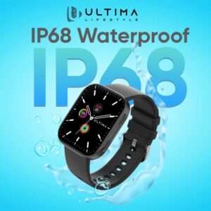 Ultima Nova Pro with 2.04" Amoled Display, Bluetooth Calling Smartwatch, IP68 Waterproof, Always On Display with Zinc Alloy Meta Frame Smart Watch