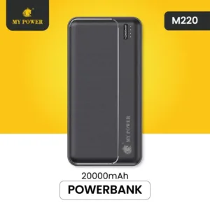 Mypower 20000mAh M220 Powerbank Micro And Type-C Input, Large Capacity Mobile Powerbank