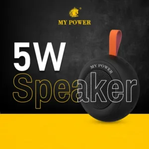 MyPower MS200 Portable Bluetooth Speaker, Waterproof Speaker, High Sound Quality, Small Size Black Color Speaker MS 200