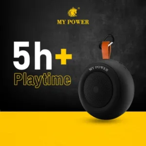 MyPower MS200 Portable Bluetooth Speaker, Waterproof Speaker, High Sound Quality, Small Size Black Color Speaker MS 200