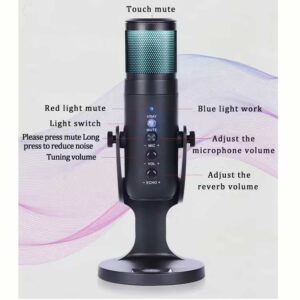 Jmary MC PW9 Microphone For Broadcast, Podcast, Recording