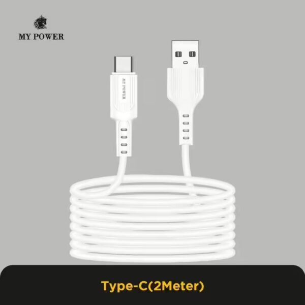 My Power Soft Data Cable Type-C MD08 2 Meters