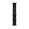 For Apple Watch Ultra Series 8 7 6 5 4 3 49mm 45mm 44mm 42mm Ocean Replacement Silicone Watch Band - Black