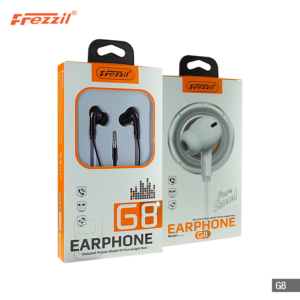 Frezzil G8 3.5 MM Jack Earphone With Soft Cushion Comfortable Earpiece