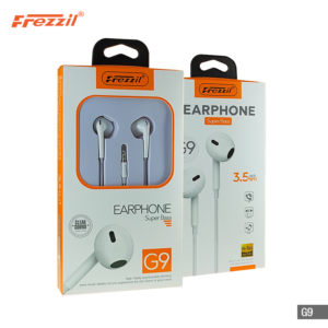 Frezzil G9 3.5 MM Jack Earphone With Comfortable Earpiece and Flexible Soft Wire