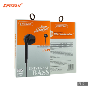 Frezzil FZ19 3.5 MM Jack Earphone With Mic Universal Bass