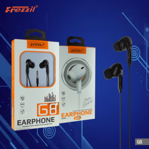 Frezzil G8 3.5 MM Jack Earphone With Soft Cushion Comfortable Earpiece