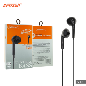 Frezzil FZ19 3.5 MM Jack Earphone With Mic Universal Bass