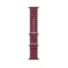 For Apple Watch Ultra Series 8 7 6 5 4 3 49mm 45mm 44mm 42mm Ocean Replacement Silicone Watch Band - Burgundy