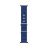 For Apple Watch Ultra Series 8 7 6 5 4 3 49mm 45mm 44mm 42mm Ocean Replacement Silicone Watch Band - Blue