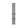 For Apple Watch Ultra Series 8 7 6 5 4 3 49mm 45mm 44mm 42mm Ocean Replacement Silicone Watch Band - Light Grey