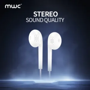 MWC MWE50 | Hi-Fidelity Wired Out-Ear Earphone | 14.2mm Dynamic Speaker | 1.2m TPE Cable | 3.5mm Audio Pin | Deep & Clean Bass | 6 month Warranty