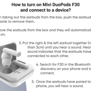 Mivi Duopods F30 TWS Bluetooth Wireless Earbuds|42 hours battery|Fast Charging