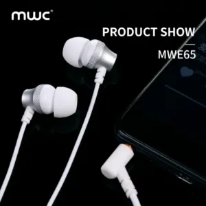 MWC MWE65 | 100% Premium Quality | In-ear Wired Earphone | 10mm Dynamic Speaker | Master Level Tones | Stereo Surround Sound |1.2m TPE Cable | 3.5mm Audio Pin | Deep & Clean Bass | 6 month Warranty