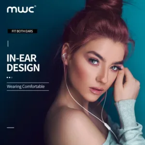 MWC MWE65 | 100% Premium Quality | In-ear Wired Earphone | 10mm Dynamic Speaker | Master Level Tones | Stereo Surround Sound |1.2m TPE Cable | 3.5mm Audio Pin | Deep & Clean Bass | 6 month Warranty