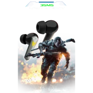 Mivi Commando X9 Gaming Earbuds | 35 ms Low latency | ENC | Multiple RGB Lights | 72Hrs Backup