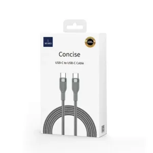 WiWU Wi-C017 Hot Selling Usb Data Cable 30W Type C to Type C Fast Charging Cable For Android & ISO