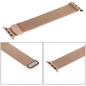 For Apple Watch 38mm 40mm 41mm Milanese Loop Magnetic Stainless Steel Watch Band