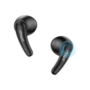 MWC STAR MT1 | Bluetooth 5.4 TWS | Only 6ms Ultra Low Latency | 13mm Driver | Semi In-Ear Gaming Earbuds | Unique & Perfect Design | Mini Size Buds | iPx4 Water Dust & Sweat Resistant | 30Hrs Playback