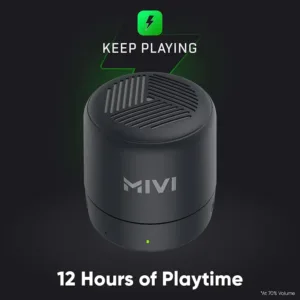 Mivi Play 5W Portable Bluetooth Speaker | 12 Hrs Battery