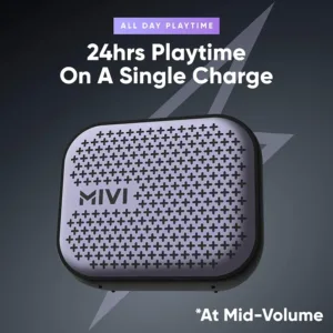 Mivi Roam 2 5W Portable Bluetooth Speaker | 24 Hrs Playtime