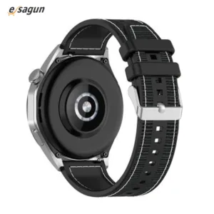 Quick Quick Release 22mm Nylon Fabric Wristband Silicone Watch Strap