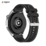 Quick Quick Release 22mm Nylon Fabric Wristband Silicone Watch Strap - Black