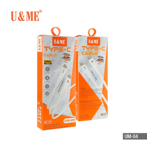 U&ME UM-04 USB C To USB C Soft Flesible Data Cable