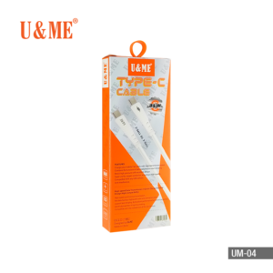 U&ME UM-04 USB C To USB C Soft Flesible Data Cable