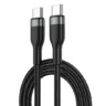 WiWU Wi-C017 Hot Selling Usb Data Cable 30W Type C to Type C Fast Charging Cable For Android & ISO - Black