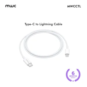 MWC USB-C To Lightning Super Fast Charging Cable | 3A | 60W | MWCCTL