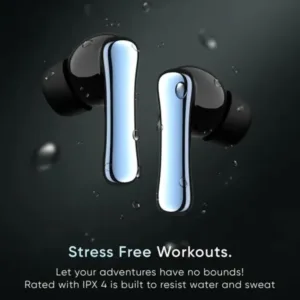 MIVI DuoPods T80 TWS Earbuds with Environmental Noise Cancellation, IPX4 Water Resistant, 13mm Bass Drivers