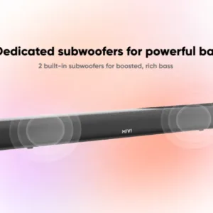 Mivi Fort S60 With 2 in-built Subwoofers 60W Bluetooth Soundbar Speaker