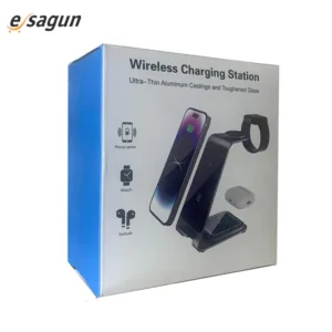 Wireless Charging Station Ultra-Thin Aluminum Castings and Toughened Glass