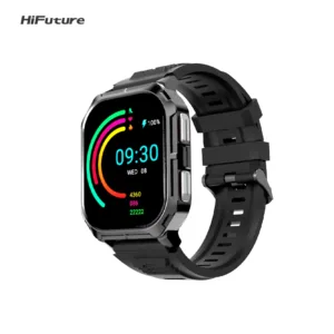 HiFuture Ultra 3 Smart Watch | Wireless Calling | 2.0 Inch IPS Display | IP68 Water Resistant | 7 Days Battery Backup | Health Tracker | Blood Oxygen Sensor | Laniz Hub