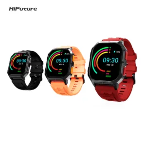 HiFuture Ultra 3 Smart Watch | Wireless Calling | 2.0 Inch IPS Display | IP68 Water Resistant | 7 Days Battery Backup | Health Tracker | Blood Oxygen Sensor | Laniz Hub