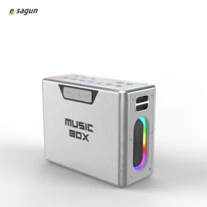 HiFuture Music Box | TWS Karaoke Bluetooth Speaker | 100W Output | Built-In-Powerbank | RGB Lighting | Portable Design