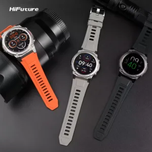 HiFuture FutureGO MIX2 Smartwatch | 1.43" AMOLED Display | Bluetooth Calling | 12 Days Battery | Sports Watch | Laniz Hub