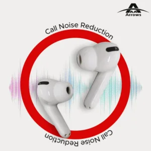 ARROWS P78 Max Extra Bass Wireless Bluetooth Earbuds With ENC | 16 Hours talk time | 13 mm drive | Call Noise Reduction | Bluetooth 5.2 | 6 Months Warranty