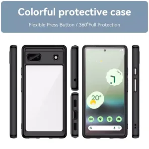 For Google Pixel 6A Colorful Series Acrylic + TPU Phone Case