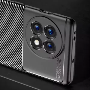 For OnePlus Ace 2 5G/11R Carbon Fiber Texture Shockproof TPU Phone Case