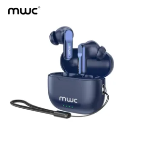 MWC Air Buds Mini 2 | Bluetooth 5.3 TWS | 10mm Driver | Game Mode | 50Hrs Total Time Playback | IPx4 Water, Dust And Sweat Resistant