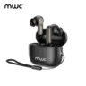 MWC Air Buds Mini 2 | Bluetooth 5.3 TWS | 10mm Driver | Game Mode | 50Hrs Total Time Playback | IPx4 Water, Dust And Sweat Resistant - Black