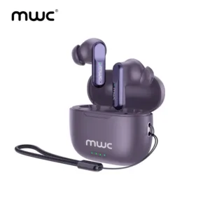 MWC Air Buds Mini 2 | Bluetooth 5.3 TWS | 10mm Driver | Game Mode | 50Hrs Total Time Playback | IPx4 Water, Dust And Sweat Resistant