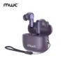 MWC Air Buds Mini 2 | Bluetooth 5.3 TWS | 10mm Driver | Game Mode | 50Hrs Total Time Playback | IPx4 Water, Dust And Sweat Resistant - Purple