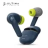 Ultima Atom 820 Earbuds With 25Hrs Playtime | Fast Charging | 13MM Drivers | IPX5 Sweat Proof | ENC Noise Cancellation Bluetooth Wireless Earbuds - Blue